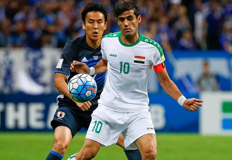 الخسارة الثالثة للمنتخب العراقي امام اليابان ضمن منافسات كاس العالم