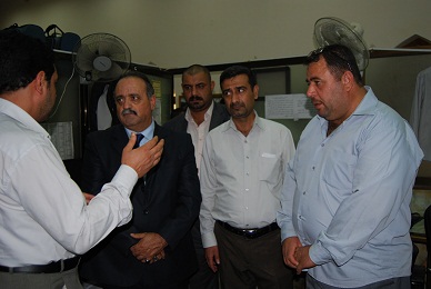 مدير شبكة انباء العراق يتجول باروقة اعلام العتبة الحسينية :روح الابداع يكمن في هذه المؤسسة