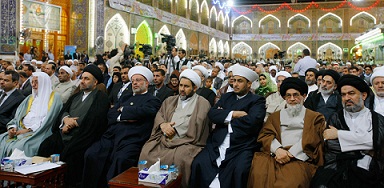 انطلاق فعاليات مهرجان الغدير العالمي الاول على اروقة الصحن الحيدري الشريف(مصور)