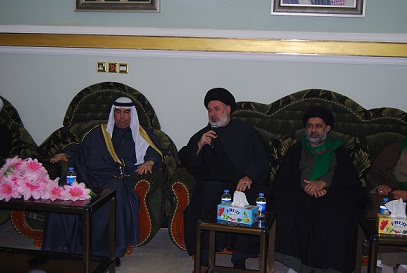 مسؤول شؤون معتمدي المرجع السيستاني بالعراق في زيارته لمخيمات السوريين :المرجعية تتخذ موقفاً متوازناً من أزمة سورية