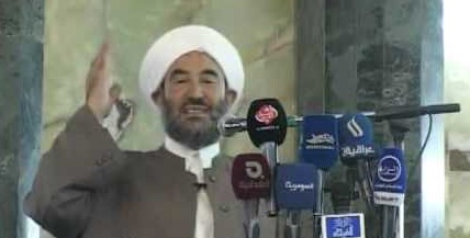 خطيب جمعة جامع الكيلاني يشكر السيد الصافي والشيخ الكربلائي على خطابهما الوطني ويدعو باقي الخطباء الى الاقتداء بهما