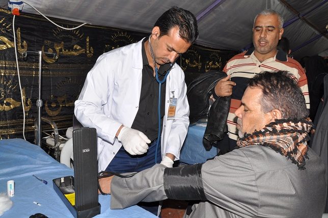 بعد ثلاث أيام على تنفيذ خطة الطوارئ تعرف على اعداد المراجعين للمفارز الطبية في كربلاء (مصور)