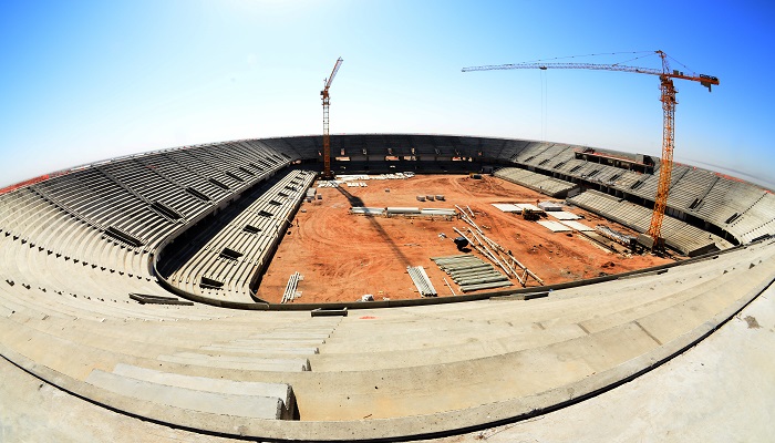 وصول نسب الانجاز في ملعب كربلاء الأولمبي الكبير الى 71%