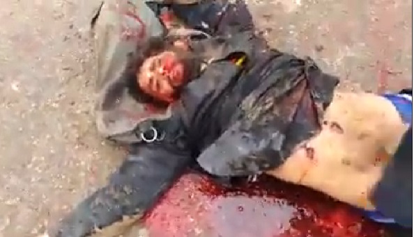 بالفيديو :جثث الدواعش تحت اقدام رجال الجيش العراقي وابناء الانبار عصر اليوم