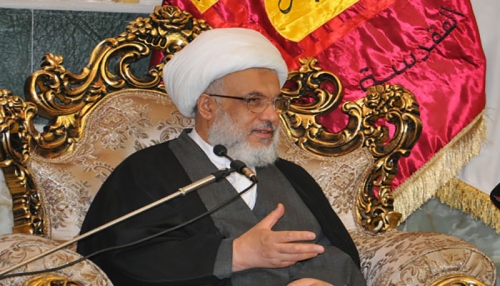 ممثل المرجع السيستاني يوجه بتكريم عائلة الطفلة {ايات}المتوفية على جثمان ابيها الشهيد