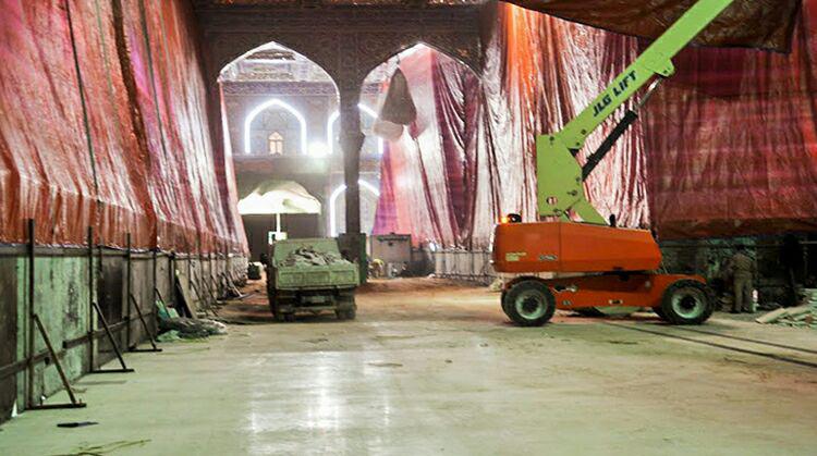 كربلاء: العتبة الحسينية تواصل العمل بإنشاء سرداب الشهداء في الصحن الحسيني(مصور)