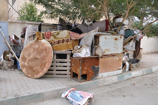 صورة لمنزل بدائي وسط كربلاء