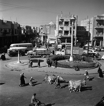 صورة ارشيفية لبغداد عام 1952