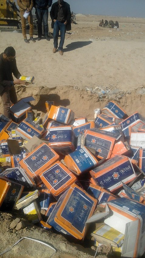 صحة كربلاء تتلف أكثر من 13 طن من المواد الغذائية غير الصالحة للإستهلاك البشري