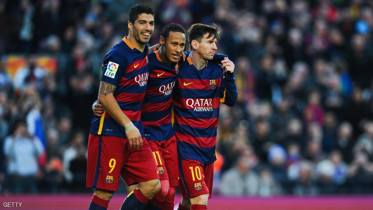 ثلاثي برشلونة المرعب في نادي الـ"100" هدف والكاتالوني يعزز صدارته برباعية