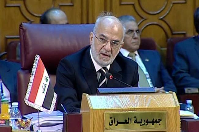 العراق يطالب بعودة سوريا لشغل مقعدها في الجامعة العربية واخراج القوات التركية من اراضيه (فيديو)