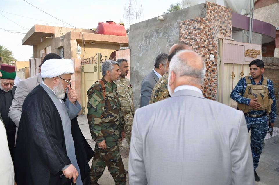 بالصور:ممثل المرجع السيستاني يزور قضاء الدجيل في صلاح الدين