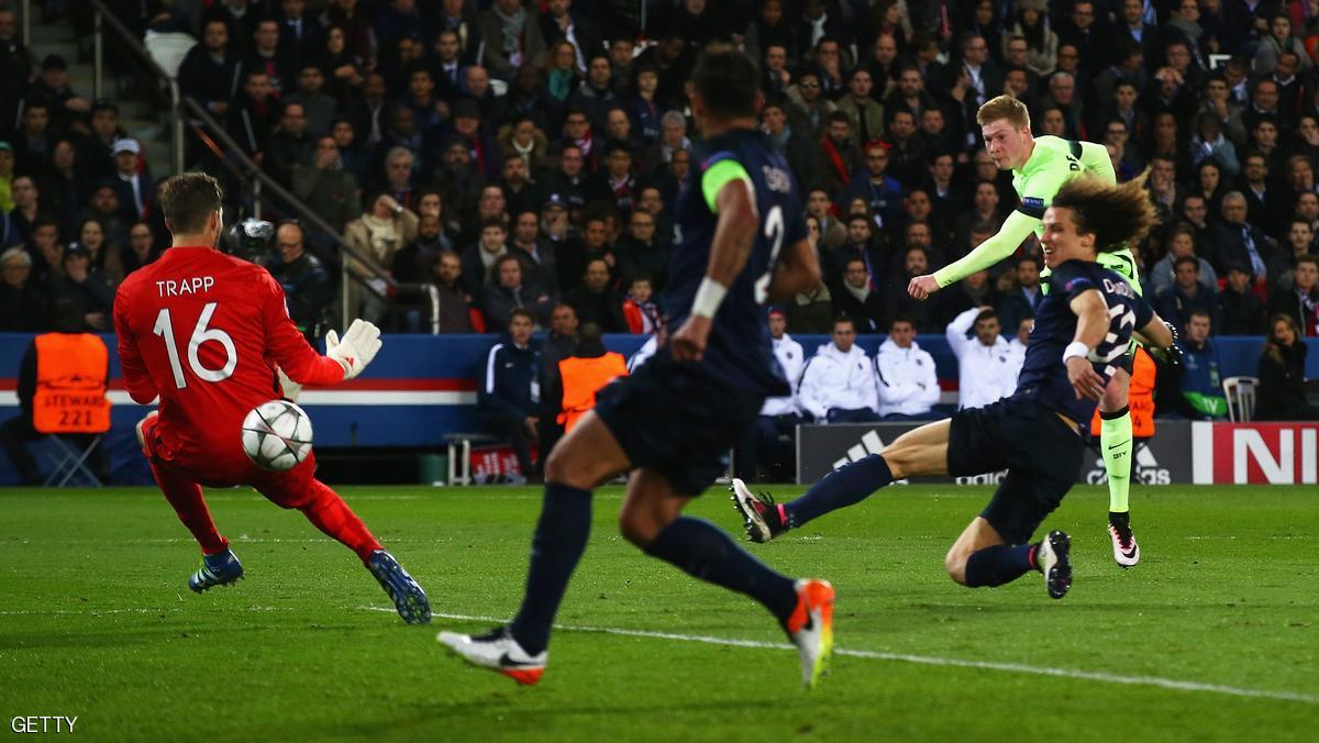 بالصور: مانشستر سيتي يحرج سان جرمان في باريس