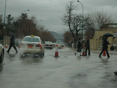 غرق احياء في السليمانية بسبب هطول الامطار وتوقعات باستمرارها لثلاثة ايام قادمة