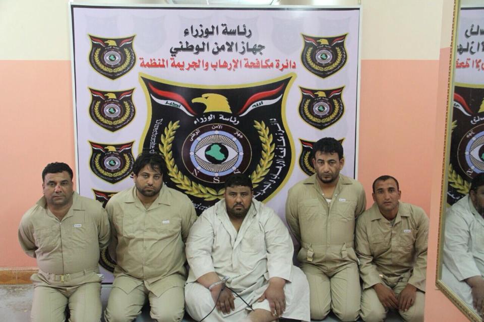 بالصور: الامن الوطني يلقي  القبض على عصابة تمتهن الخطف والتسليب في بغداد