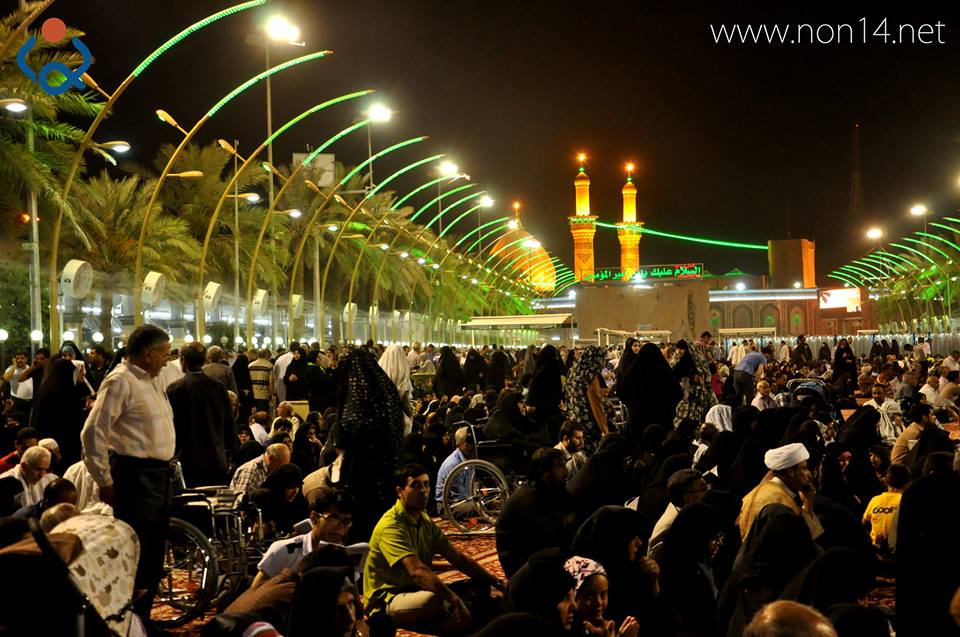 العتبة العباسية تمنح مساعدات مالية وعينية لعوائل شهداء الحشد الشعبي  في محافظة واسط