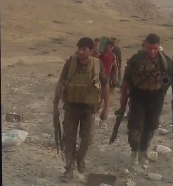 بالفيديو:  الحشد الشعبي يصد هجوما لـ"داعش" شمالي صلاح الدين ويغنم أسلحة