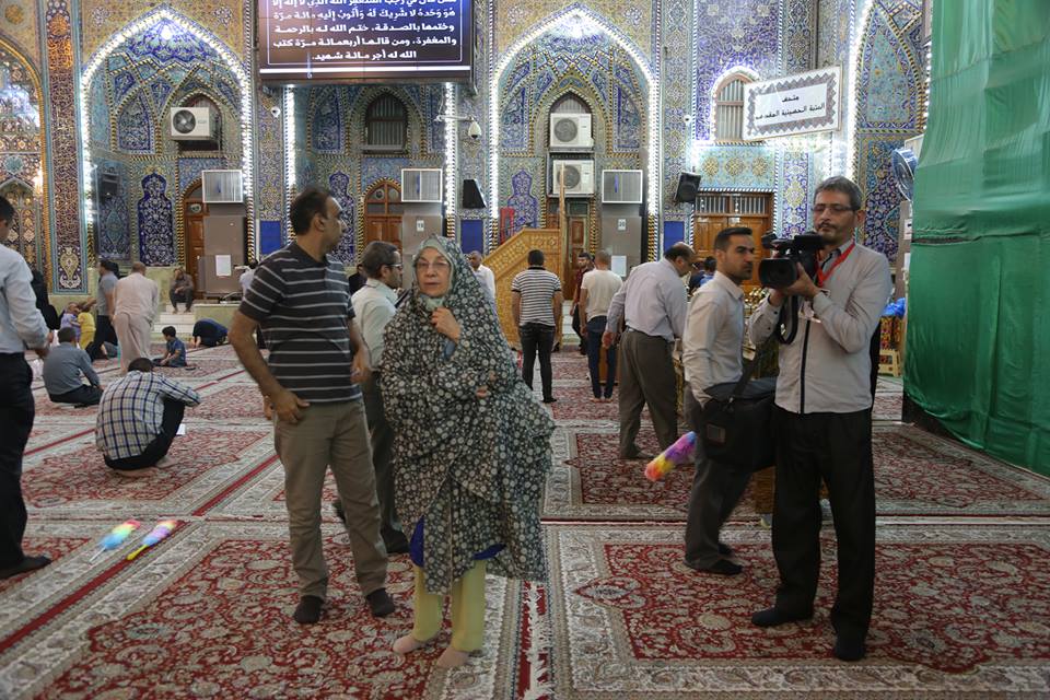 بالصور: وفد اعلامي فرنسي  يزور كربلاء :كنا نتوقع صراع بين مكونات العراقيين ولكننا راينا التآلف والمحبة