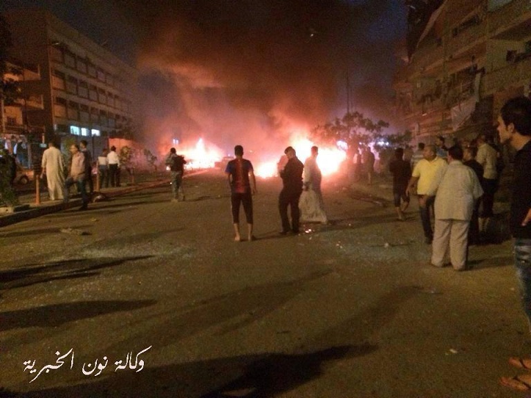 صور حصرية عن تفجير الكرادة مساء السبت