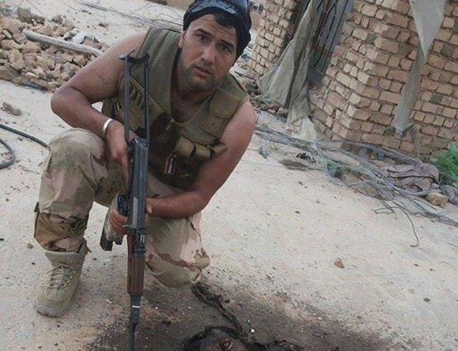 تشكيلة من قوات سوات ترفض اوامر قياداتها الامنية في ارتداء دروع ضد الرصاص بمواجهاتها مع عصابات داعش في سامراء