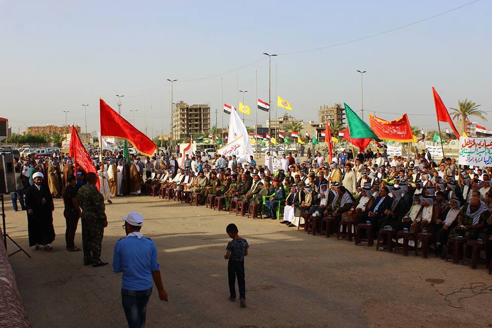 كربلاء تحتفل بالذكرى السنوية الأولى لولادة الحشد الشعبي
