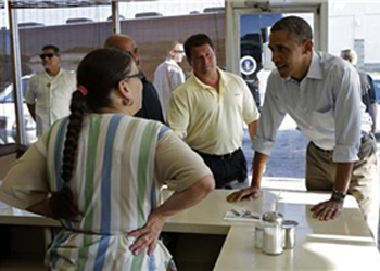 وفاة مالكة مطعم بعد ساعة من زيارة أوباما له