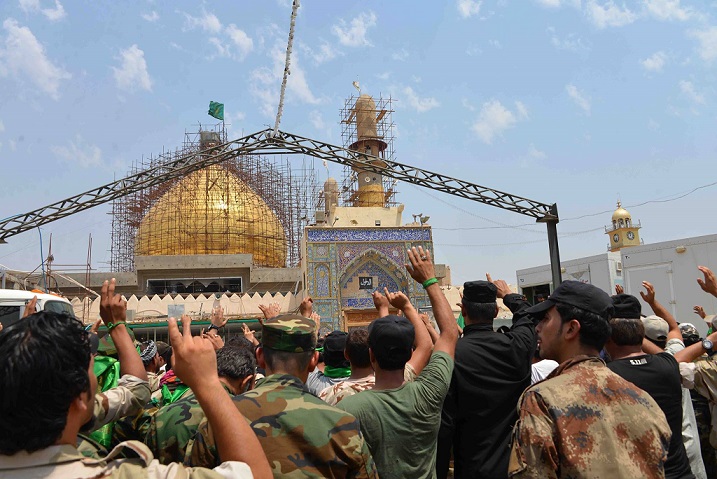 شاهد بالصور:المئات من المتطوعين وصلوا سامراء لشن هجوم كاسح على عناصر داعش في تكريت خلال الايام القادمة