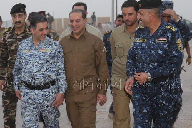 حرق قافلة من 4 عجلات بيك اب تنقل امدادات عسكرية ومؤن للدواعش في منطقة المزرعة