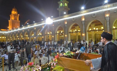 مسجد الكوفة المعظم يستقطب الزائرين من خلال المسابقات التي تقام في ذكرى مواليد المعصومين عليهم السلام