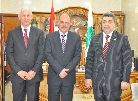 رئيس ديوان الوقف الشيعي يهنئ مؤيد اللامي بمناسبة تجديد الثقة به نقيباً للصحفيين العراقيين