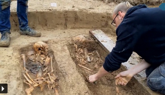 بالصور:اكتشاف هياكل عظمية لجنود جيش نابليون في المانيا