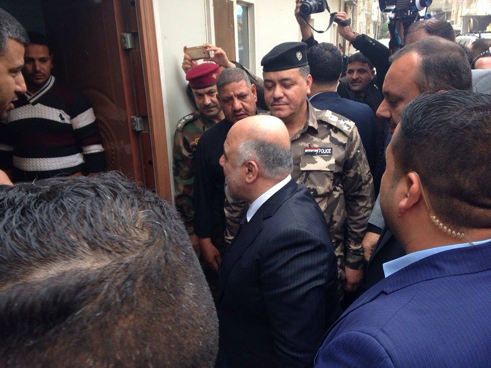 بالصورة:العبادي يزور المرجع الفياض وسيلتقي بالصدر