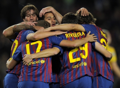 برشلونة يسحق  باتي بوريسوف برباعية نظيفة