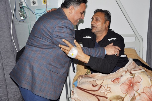 استقرار الحالة الصحية لنائب رئيس اتحاد السلة العراقي علي طالب