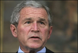 بوش متفائل من امكانية تنشيط اقتصاد بلاده المهدد بالانكماش