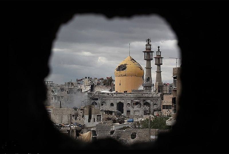 بالصور:تطهير داريا بريف دمشق من العصابات المسلحة.. وتحرير مرقد السيدة سكينة بنت الامام علي بن ابي طالب