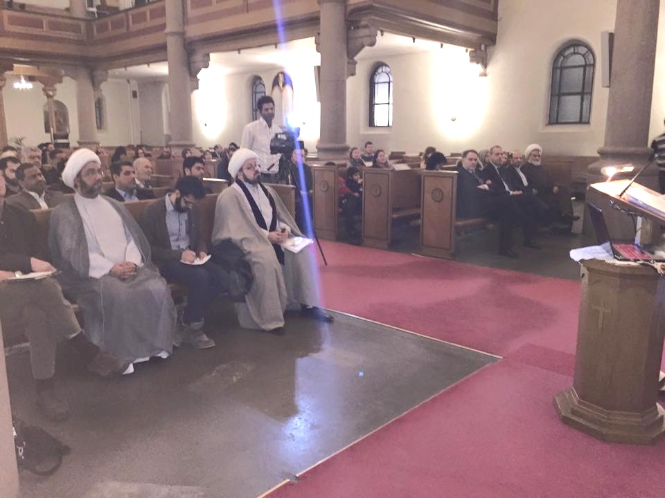 بالصور:احتفالية بمناسبة مولد الرسول الاكرم في كنيسة وسط العاصمة النرويجية اوسلو