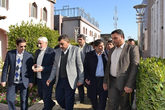 مدير بلدية كربلاء المقدسة يلتقي مدير بلدية قم المقدسة