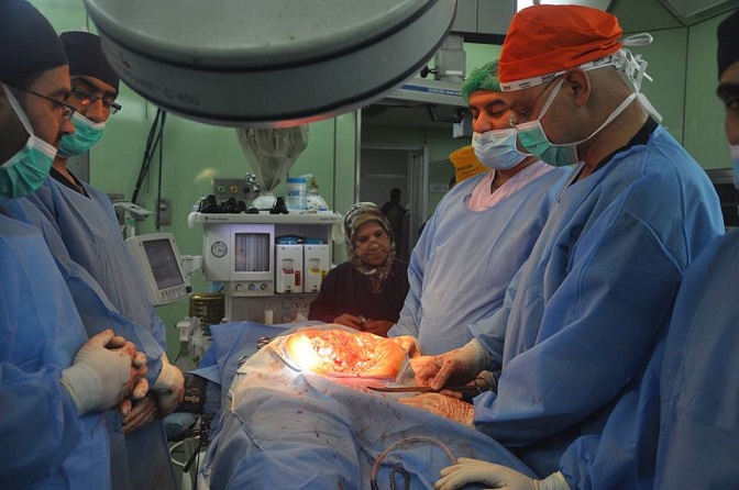 نجاح عملية خاصة لرفع وزن بوزن 5 كغم قبل قليل