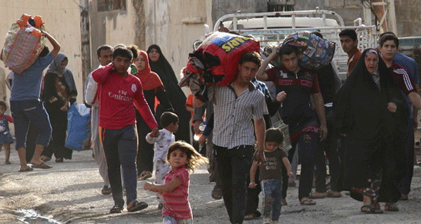 انقاذ 1000 مدني في الرمادي