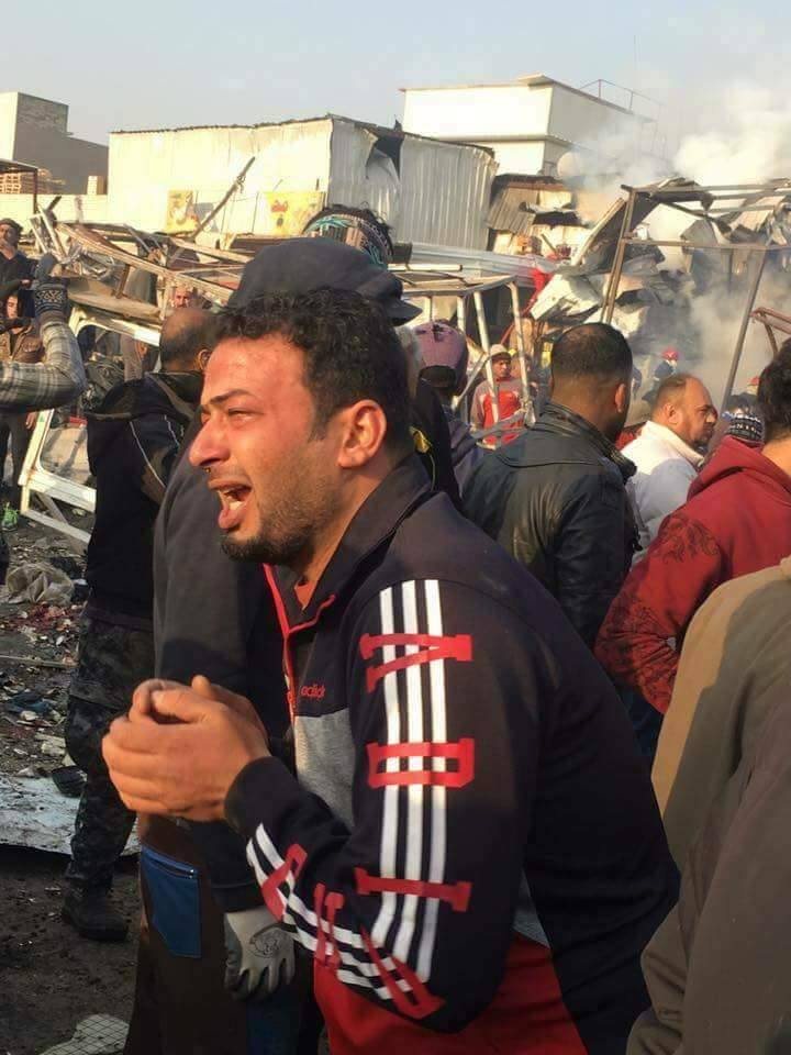 استشهاد واصابة 19 شخصا بتفجير انتحاري في سوق شعبية شرقي بغداد