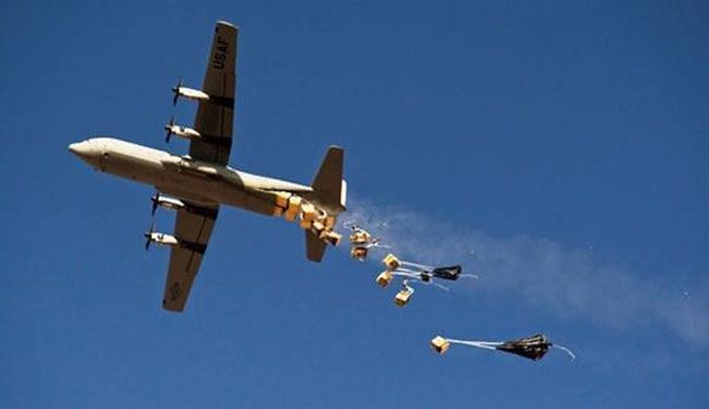 طائرة مجهولة تلقي اسلحة واعتدة لـ"داعش" غرب الرمادي