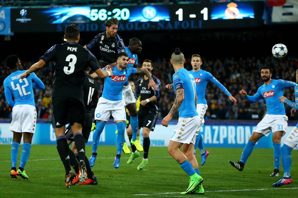 راموس يقود الريال لفوز جديد على نابولي