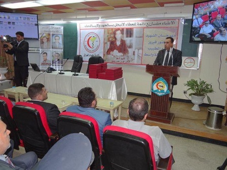 طبيب قدم نفسه قربانا في الانتفاضة  الشعبانية يخلد ذكراه اطباء واسط (مصور)