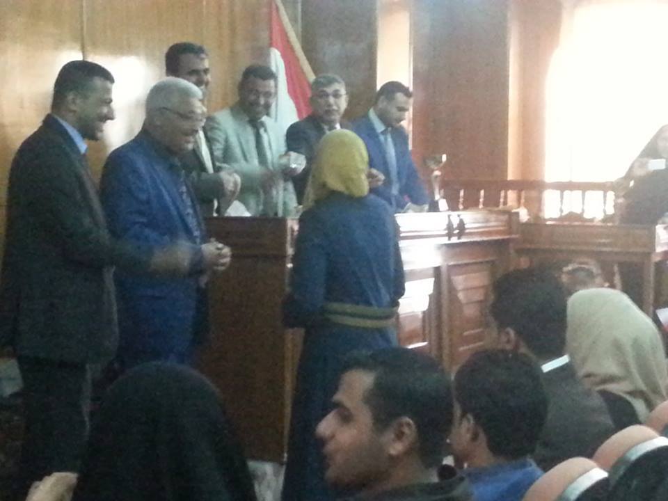 مسابقات قانونية بين جامعتين في كربلاء