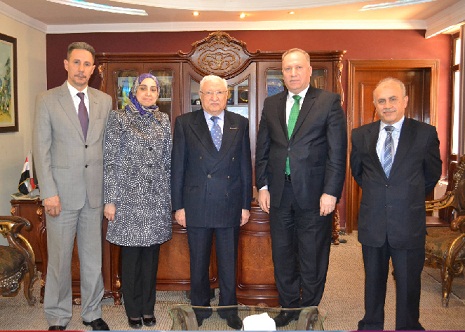 اغنى رجل في سوريا يزور كربلاء ويلتقي بغرفة تجارة كربلاء لبحث فرص الاستثمار +صور