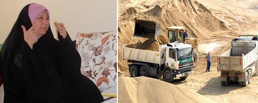 35 كسارة حصو تعمل بشكل غير قانوني اوامام انظار المسؤولين في كربلاء