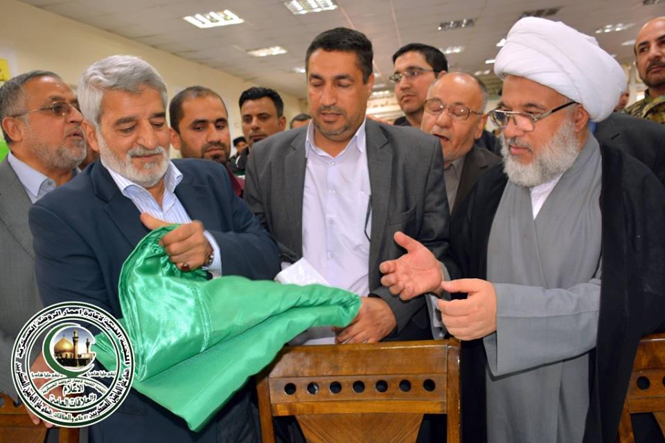 ممثل المرجع السيستاني الشيخ عبد المهدي الكربلائي يزور سامراء(مصور)