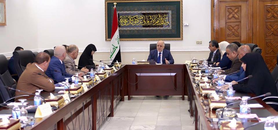 العبادي يبلغ وفدا من ديالى رفضه استخدام القوات الأمنية لـ"أغراض حزبية"