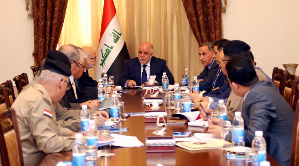 مجلس الأمن الوطني يجتمع برئاسة العبادي ويتخذ إجراءات لحفظ الأمن بديالى